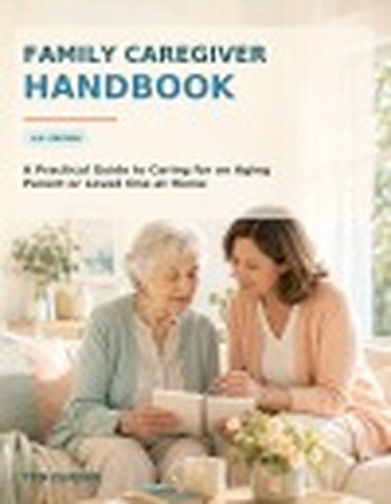 Book cover: FAMILY CAREGIVER HANDBOOK US EDITION: A Practical Guide to Caring for an Aging Parent or Loved One at Home