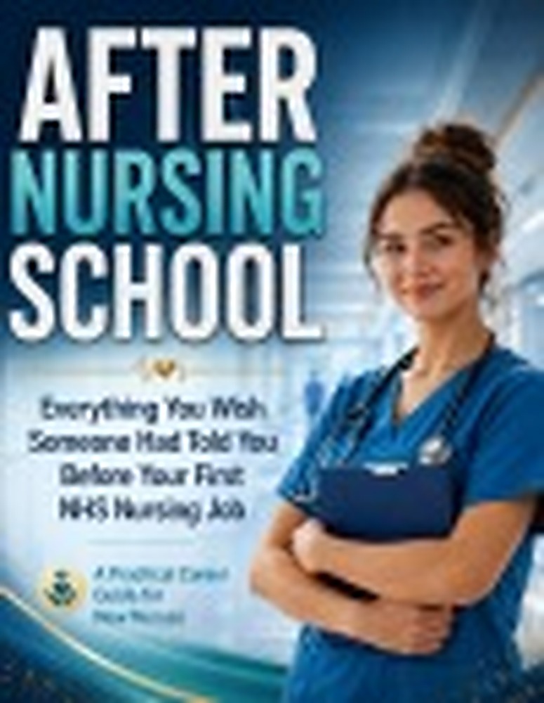 Book cover: AFTER NURSING SCHOOL: Everything You Wish Someone Had Told You Before Your First NHS Nursing Job
